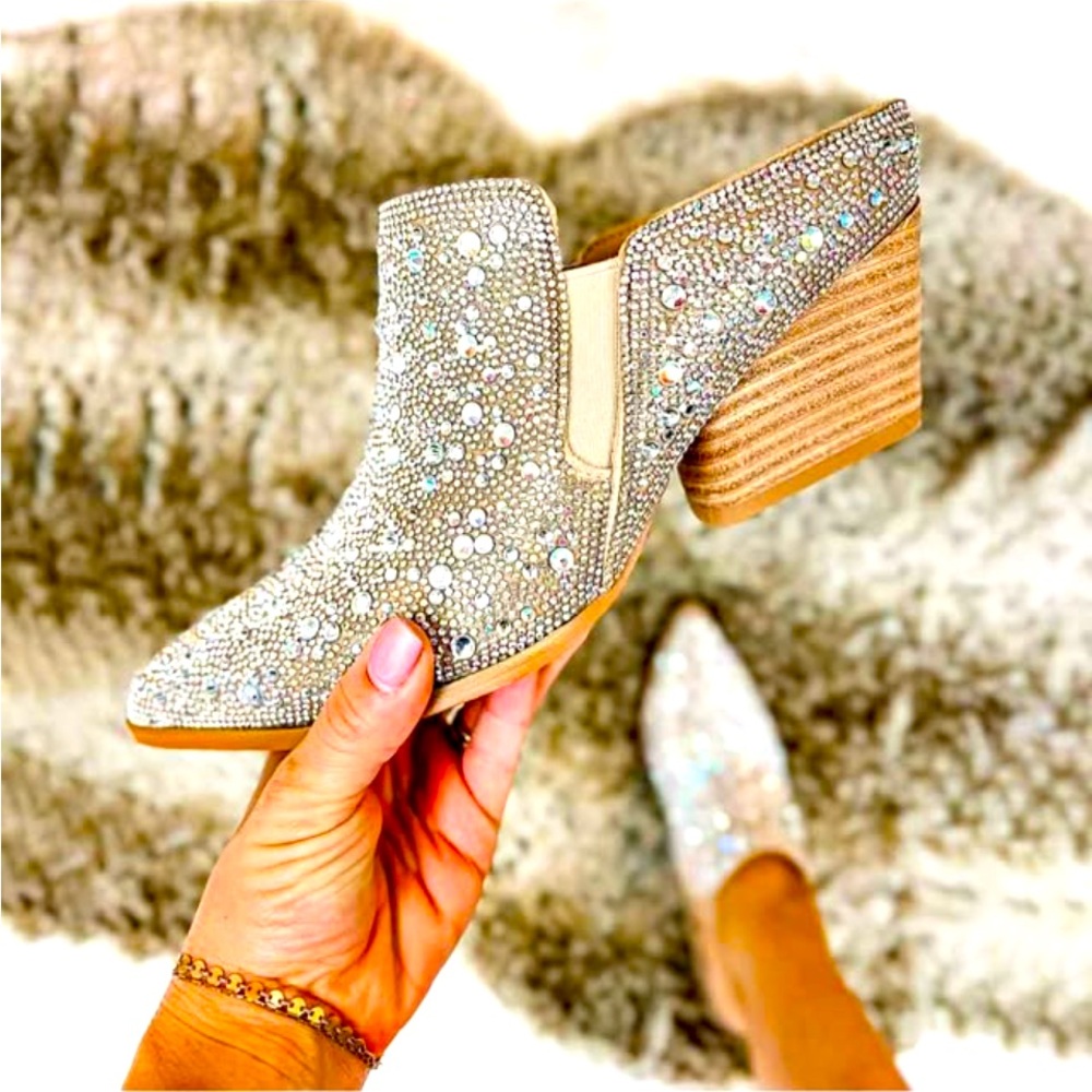 Size 11 Sequin mules, Brand new never worn